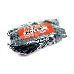KENDA 26x1 48mm(L) A/V Schrader/American MTB Bike Inner Tubes - 2 pcs