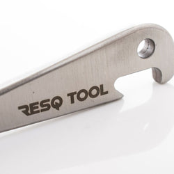 Resq Tool 1/4 Mini Stainless Bottle Open Reversible Ratchet Bicycle Wrench Tool