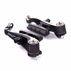 TRP CX8.4 Mini-V Linear Pull Cyclocross Bicycle Bike Brake Set Front Rear Black