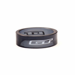GT Super Light Bicycle Headset Spacer 1-1/8"x10mm Transparant Black 5 pieces| GT Super Light ヘッドセットスペーサー 1-1/8"x10mm Transparant Black 5枚セット