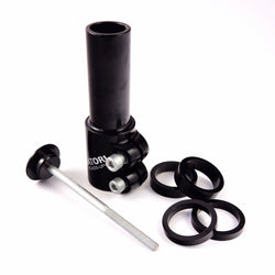 SATORI Heads up 4 28.6 x 117mm Alloy Riser Adapter Fork Stem Extension Black