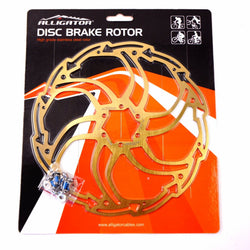 ALLIGATOR Motion Mountain MTB Road Bike Disc Brake Rotor 180mm 203mm - Titanium