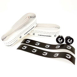 Cannondale Road Bicycle Handlebar Bar tape Green/White/Neon Orange with end Caps