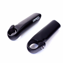Giant Contact  Bicycle Aluminum Handlebar bar Ends Black Silver City Road Bike