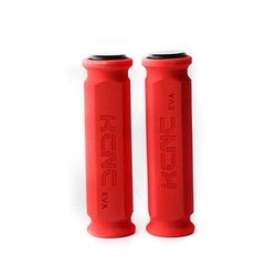 KCNC EVA Foam MTB Mountain Bike Handlebar Grips - Red~