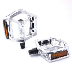 WELLGO MG-3 Fixed Pin Bike Pedals for MTB BMX DH Platform 9/16'' Silver