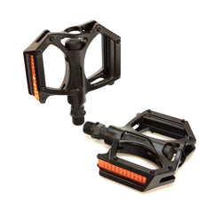 WELLGO M195 Cycling Aluminum  Bicycle Bearing Pedals 9/16'' Black MTB BMX