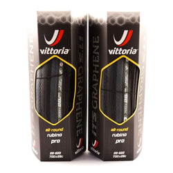 Vittoria Rubino Pro Tire G+ GRAPHENE 700 x 28c Full black Road Bike Tyre