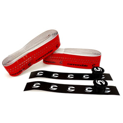 Cannondale Road Bicycle Handlebar Bar tape Red/Yellow/Neon Pink with Caps