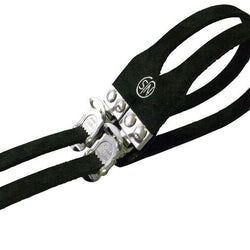 MKS Toe clip strap Fit alpha Sports Two buckle FIT-α SPORTS NJS Toe Strap Black