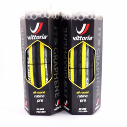 Vittoria Rubino Pro Tire G+ GRAPHENE 700 x 25c Black/Yellow tyre
