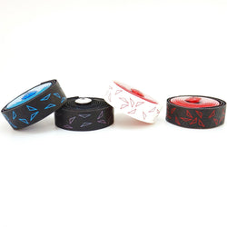 Supacaz Super Sticky Kush Red Blue White / Bling Oil Slick Star Fade Bar Tape