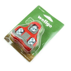 Wellgo RC-7B Road Bike Pedal Cleats 6 Deg Float Look Keo Compatible Red