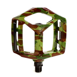 WELLGO MG-3 Fixed Pin Glossy Bike Pedals for MTB BMX DH Platform 9/16" Camouflag