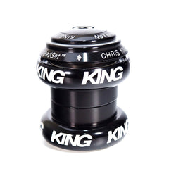 CHRIS KING No Threadset Bold 1-1/8" inch Threadless Bicycle Headset Black Red