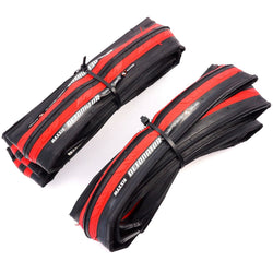 Maxxis Detonator 700 x 25C Road Racing Bike Bicycle Folding Tyre Tire Red