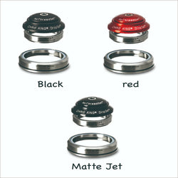 Chris King Dropset 1 Bearing Tapered Headset 41-51mm 45x45 Black/Red/Matte Jet