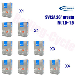 1pack-4packs Schwalbe SV12A 26"x1.0-1.5mm 25/40-559 Presta  MTB Bike Inner Tube