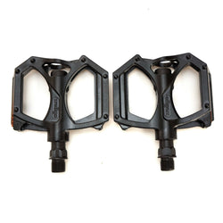 WELLGO M195 Cycling Aluminum  Bicycle Bearing Pedals 9/16'' Black MTB BMX