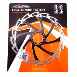 ALLIGATOR Light Weight Wind Cutter Disc Brake Rotor 140/160/180/203mm - Black