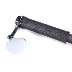 Gearoop Alloy Flat Bar Bicycle Rear View Mirror Black