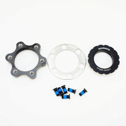 1-Pack or 2-Pack Shimano SM-RTAD05 Centerlock To 6-Bolt Disc Rotor Adapter Kit