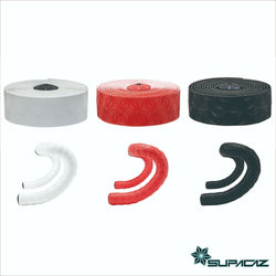 Supacaz Super Sticky Kush Classic Black Red White Road Bike Bar Tape 3mm