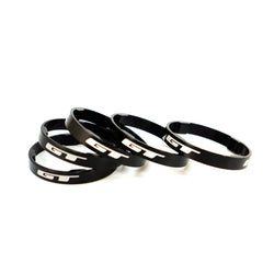 GT Super Light  Bicycle Aluminum Headset  Spacer 1-1/8"x5mm  Black 5 pieces| GT Super Light アルミ製 ヘッドセット スペーサー 1-1/8"x5mm ブラック 5枚セット