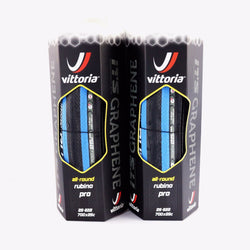 Vittoria Rubino Pro Tire G+ 2.0 GRAPHENE 700 x 25c Black / Blue Tyre