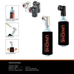 Uniche CO2 Injector Sprint Bike-Co2-Tire-Inflator-Head-Presta-Valve Only