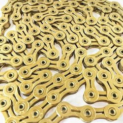 KMC X10SL Gold Bike chain 116 links 10 speed Ti-N Road MTB Fit Shimano Sram