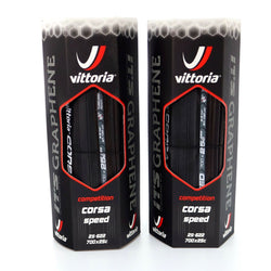 Vittoria Corsa Speed  G+ Road Clincher TLR Tubeless Ready Tire 700x25c 320TPI