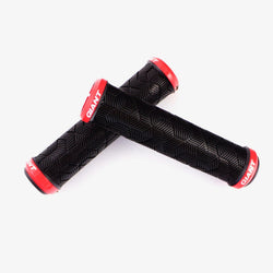 Giant Tactal Double Lock-On Bike Grips - Black / Red / Orange / Blue  135mm