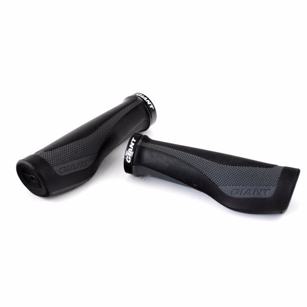 Giant Connect Ergo Max Lock-On Bike Grips - Black/Gray