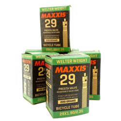 1 to 6 tubes Maxxis Welter Weight 29 x 1.90-2.35 Presta Inner Tube 0.8mm thick