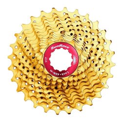 Sunrace CSRZ1 Gold 11 speed Road Bike Cassette 11-28T/32T fit KMC X11SL Shimano