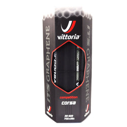 Vittoria Corsa G+ Graphene Clincher 700x23-25-28C Bike Bicycle Tire Full Black