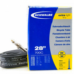 Schwalbe SV20 Extra Long 60mm 28" 700x27-28C Presta Valve Inner Tire - 1 Tube