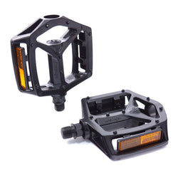 WELLGO MG-3 Fixed Pin Bike Pedals for MTB BMX DH Platform 9/16'' Black