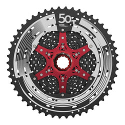SunRace CSMZ90 11-50T 12 Speed Wide Ratio Mountain Bike Cassette , Black