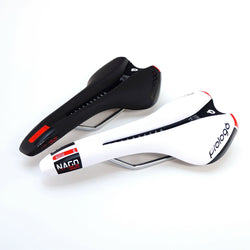 Prologo Nago Evo Space PAS Road MTB Bike Saddle T2.0 rails Black / White 138mm
