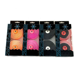 Supacaz Super Sticky Kush Classic Oil Slick Neon Pink Orange Black-Red Bar Tape