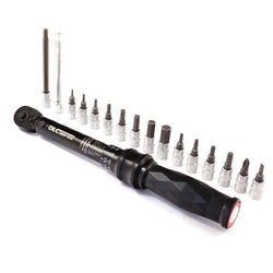 DLC Diamond Golden 1/4" 1-25Nm / 8.9-221 In-lb Reversible Gauge Torque Wrench