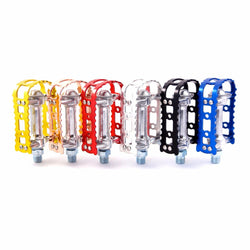 MKS BM-7 1/2" Old School BMX Road City Bike Pedal Black Silver Red Blue Copper