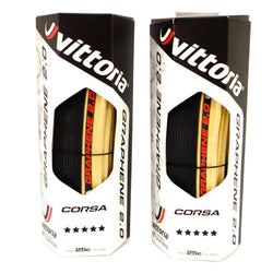 Vittoria Corsa G2.0 Competition 700 x 25C Skin Black Tan Para Road Clincher Tire