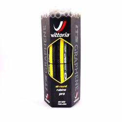 Vittoria Rubino Pro Tire G+ GRAPHENE 700 x 25c Black/Yellow tyre