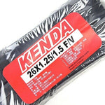 KENDA 26x1.25/1.5 F/V Presta/French MTB Bike Inner Tubes - 2 pcs