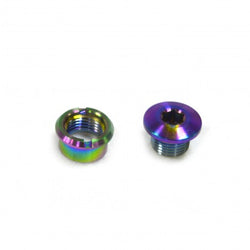 TIPSUM M8 RAINBOW TITANIUM CHAINRING BOLTS 5PCS SET|TIPSUM M8 チタン製 チェーンリングボルト ５個セット レインボーカラー