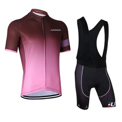 LQSGCD BS-021 Cycle jersey & Bib shorts Set |  LQSGCD BS-021 半袖サイクルジャージ＆ビブショーツ上下セット　ブラック・ホワイト　2021年モデル