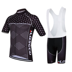 LQSGCD BS-002 SHORT SLEEVE JERSEY & BIB SHORTS SET|LQSGCD BS-002 半袖サイクルジャージ＆ビブショーツ上下セット